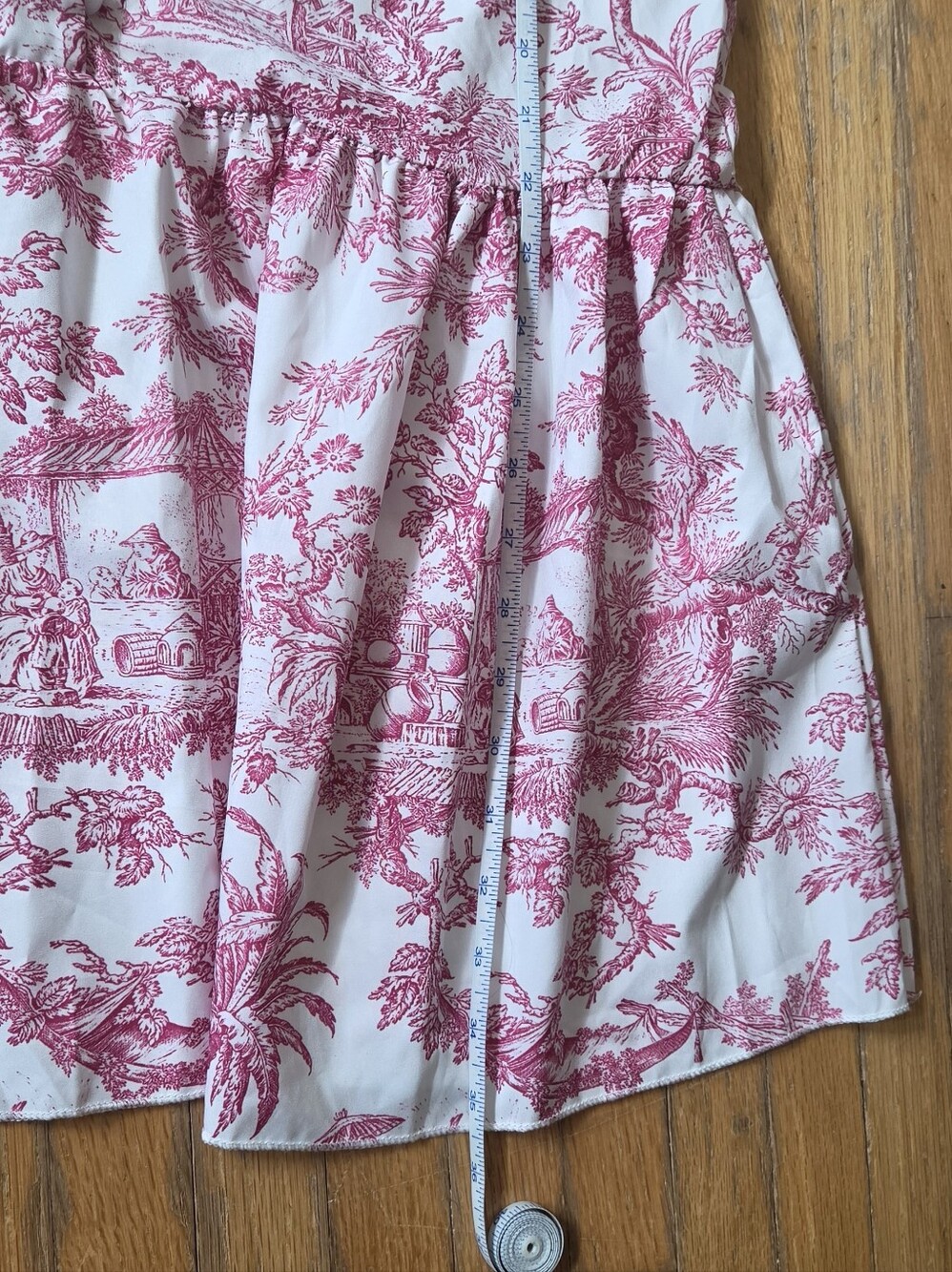 Pink Toile Dress - Picture 7 of 8